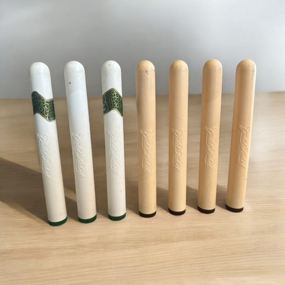 Vintage Empty Royale Gold Label Cigar Tubes - Lot of 7